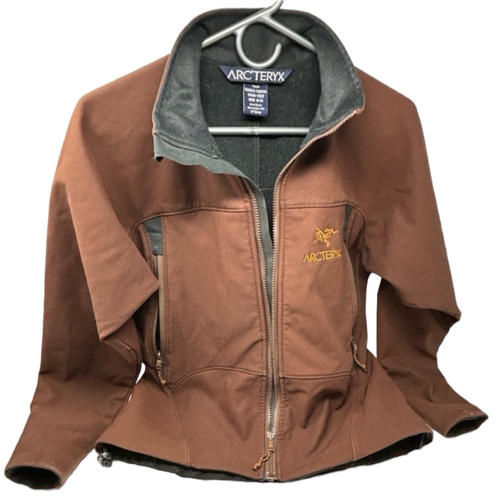 Arc’teryx Arcteryx Polartec Jacket Full Zip Soft Shell Brown Women’s Size M